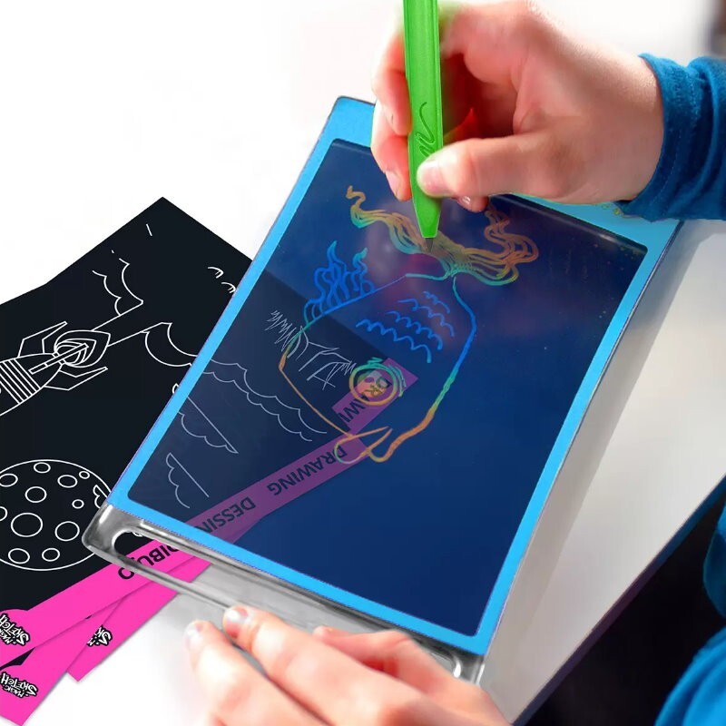 Boogie Board Magic Sketch Reusable Kids Drawing Pad with Double-Sided Templates