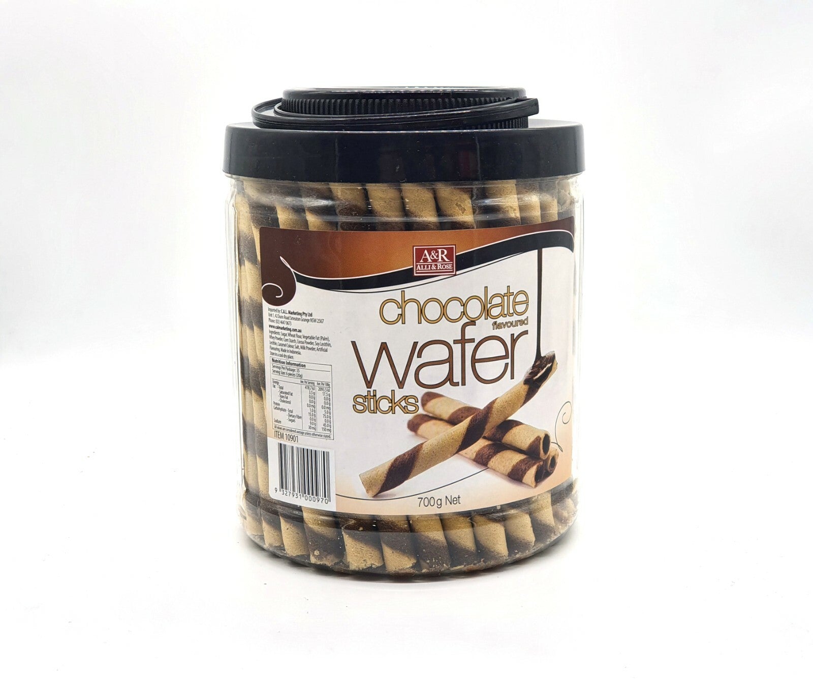 Premium Chocolate Wafer Sticks Choco Snack Soft Sweet Lollies 700g Vegetarians