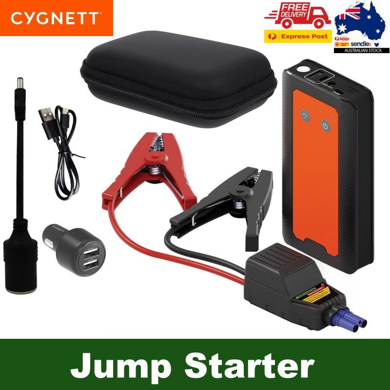 Cygnett Charge Up Auto 10,000 mAh Jump Starter & Power Pack - Express Post