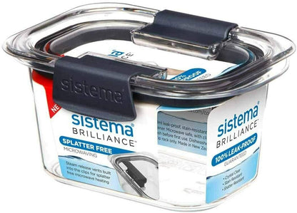Sistema Leak Proof BPA Free Food Storage Lunch Box Container Safe 14 Piece Pack