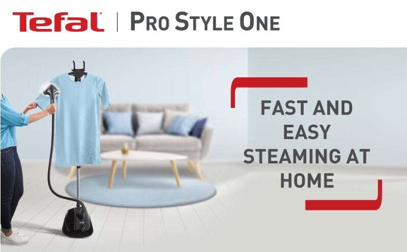 Tefal Pro Style One Upright Garment Steamer 1700W Powerful Steam Heat-Up 45s