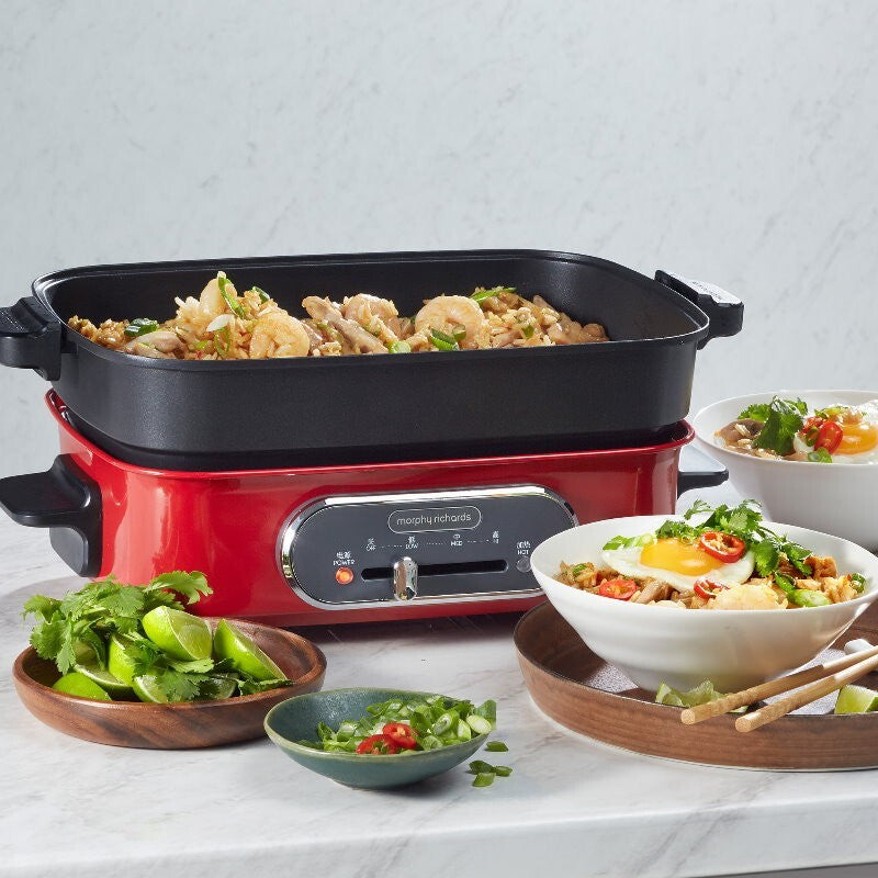 Morphy Richards 2.5L 1400W Electric Slow Cooker/Grill/Steam Multifunction Pot