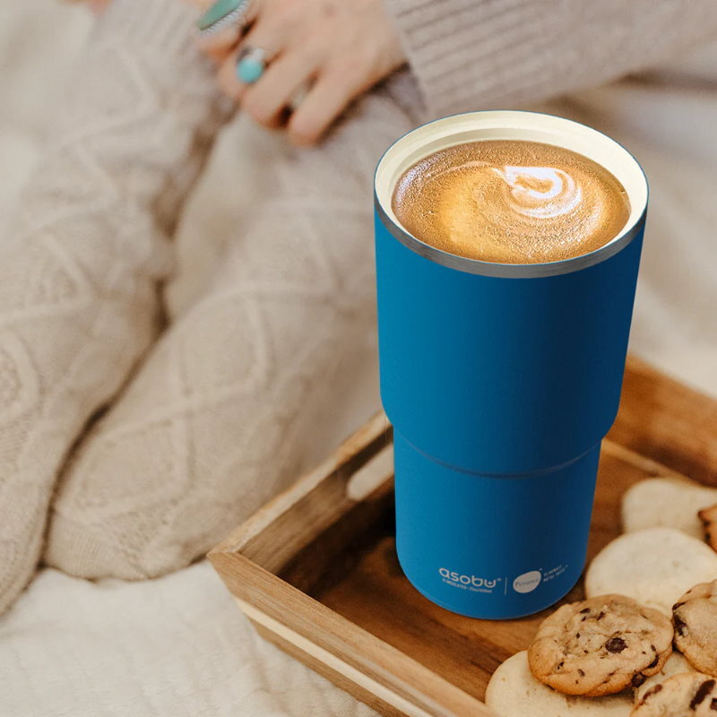Asobu 650ml Puramic Pick Me Up & Go Coffee Travel Mug Vaccum Isolated Tumbler
