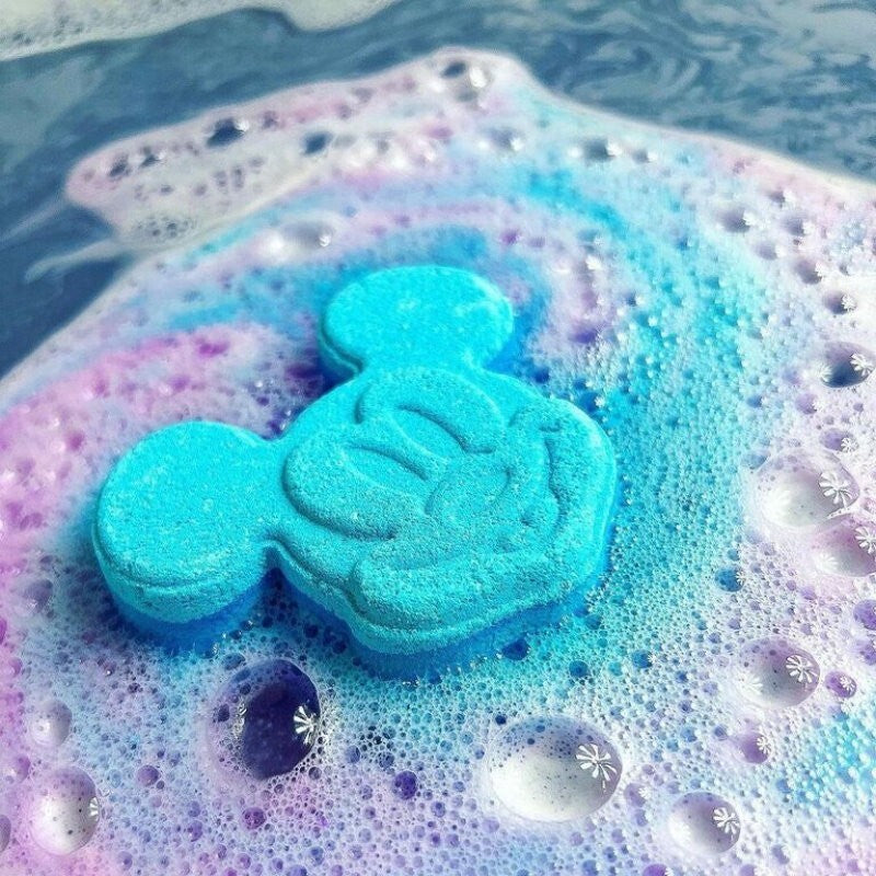 Disney 8 Pack Mickey And Minnie Spa Skincare Bath Bomb Set Soothing & Nourishing