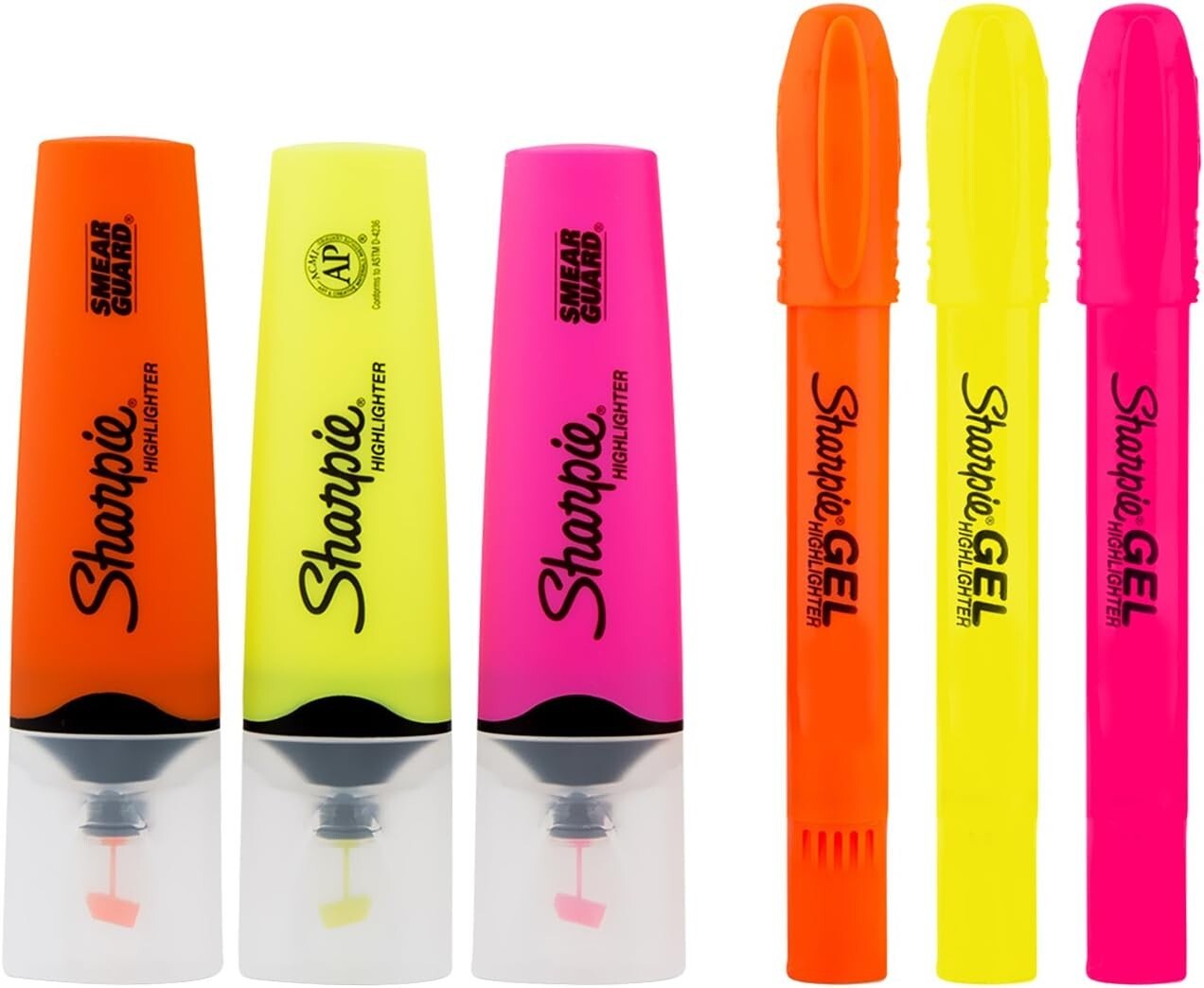 Sharpie Highlighter Variety Pack 18 Pack Clear View Gel Pocket Tank Highlighter