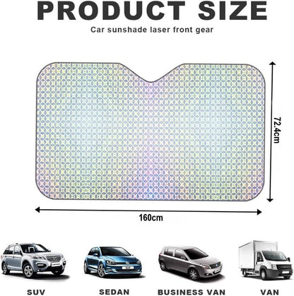 WHO-RAE Pro Max Reflector Sunshade Kit Car Windscreen Shade & Rear Window Shades