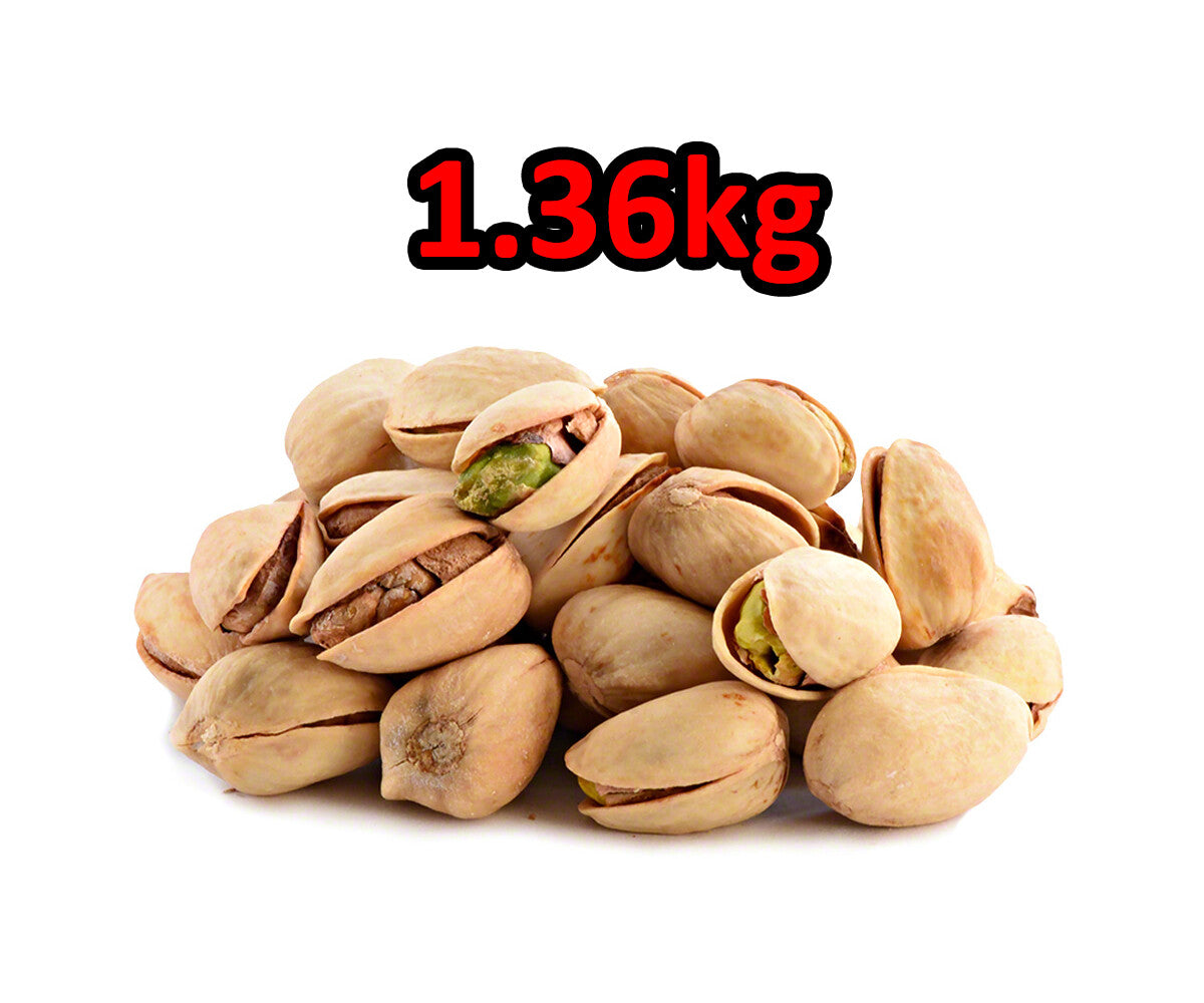 Pistachio California Dry Roasted In Shell 1.36kg Kids Heathy Kosher School Snack