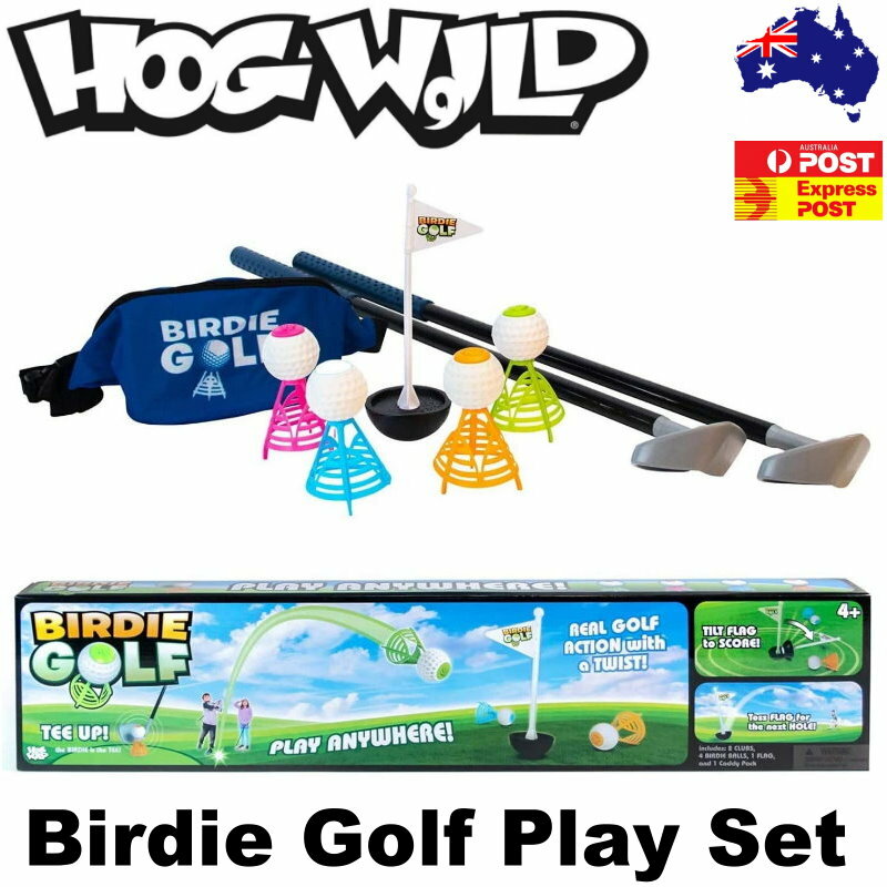 Hog Wild Birdie Outdoor Golf Play Set - Outdoor Game for Family Fun