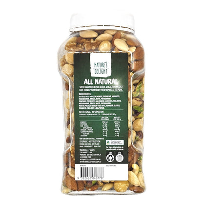 Mixed Dried Raw Australian Unsalted Nuts All Natural Gluten Free Vegan 1.2kg