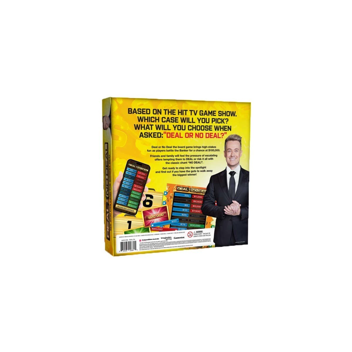 Deal Or No Deal Family Indoor Fun Board Game Activity Chance to Win 1 million 8+