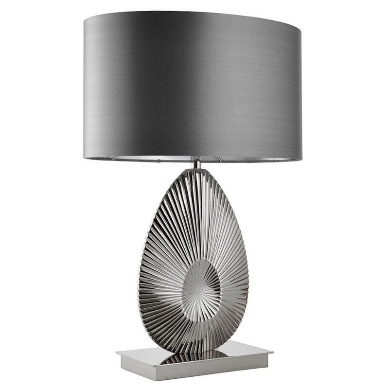 Simeto Table Light 60W SW Polished Nickel Die Cast Aluminium Alloy - 60cm Height