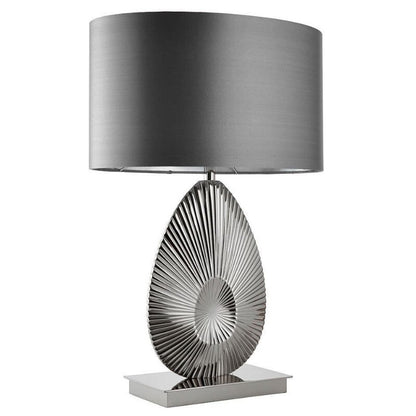 Simeto Table Light 60W SW Polished Nickel Die Cast Aluminium Alloy - 60cm Height