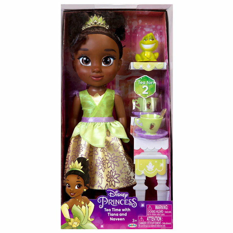 Disney Princess Doll Tea Time w/ Friend - Doll, Outfit, Tea Cups, Plates, Spoons