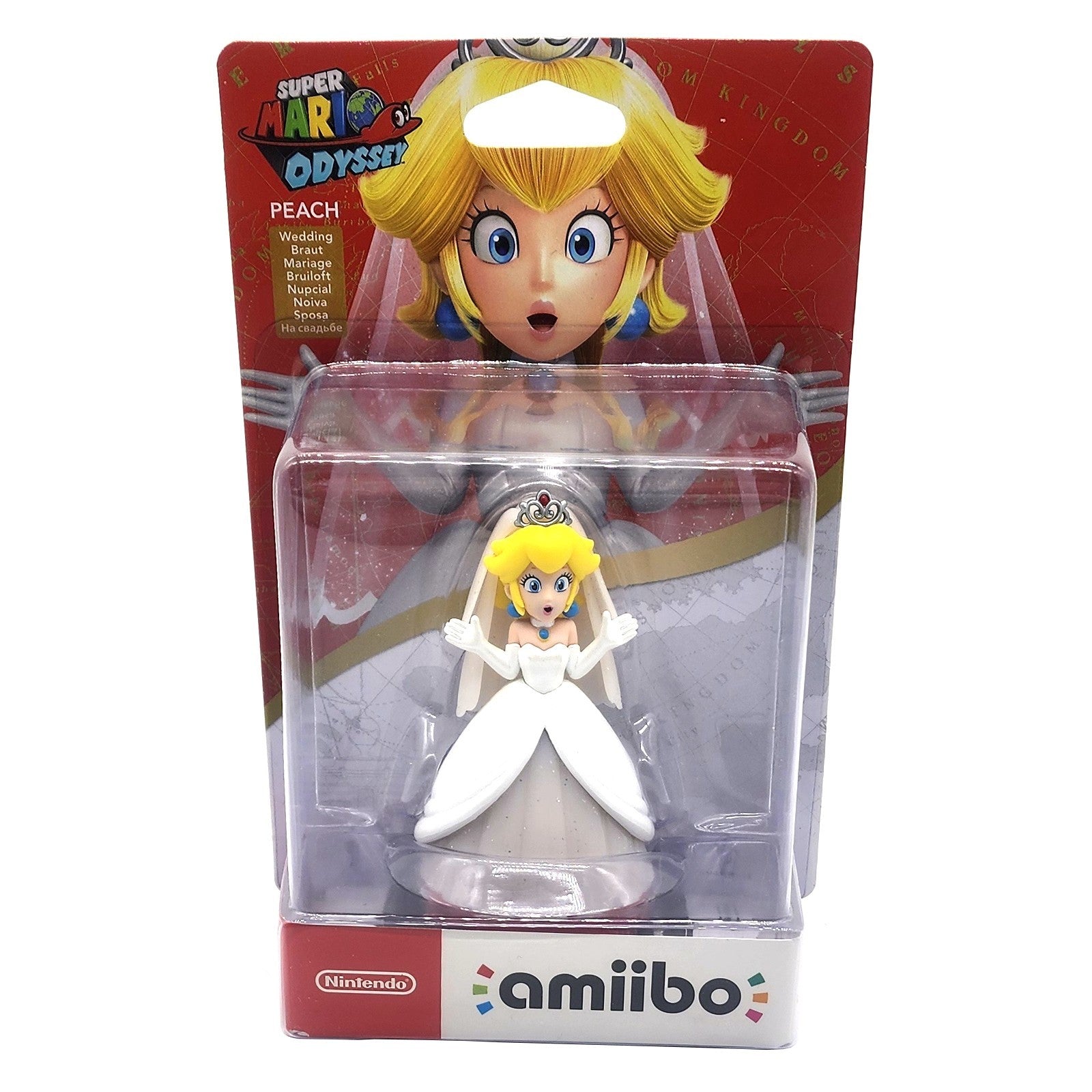 Nintendo Amiibo Character Peach Wedding Switch Wii U 3DS Odyssey Collection NFC