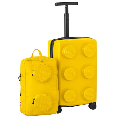 LEGO Signature Brick 2x3 Trolley Expandable Luggage Carry On & 1x2 Backpack Set