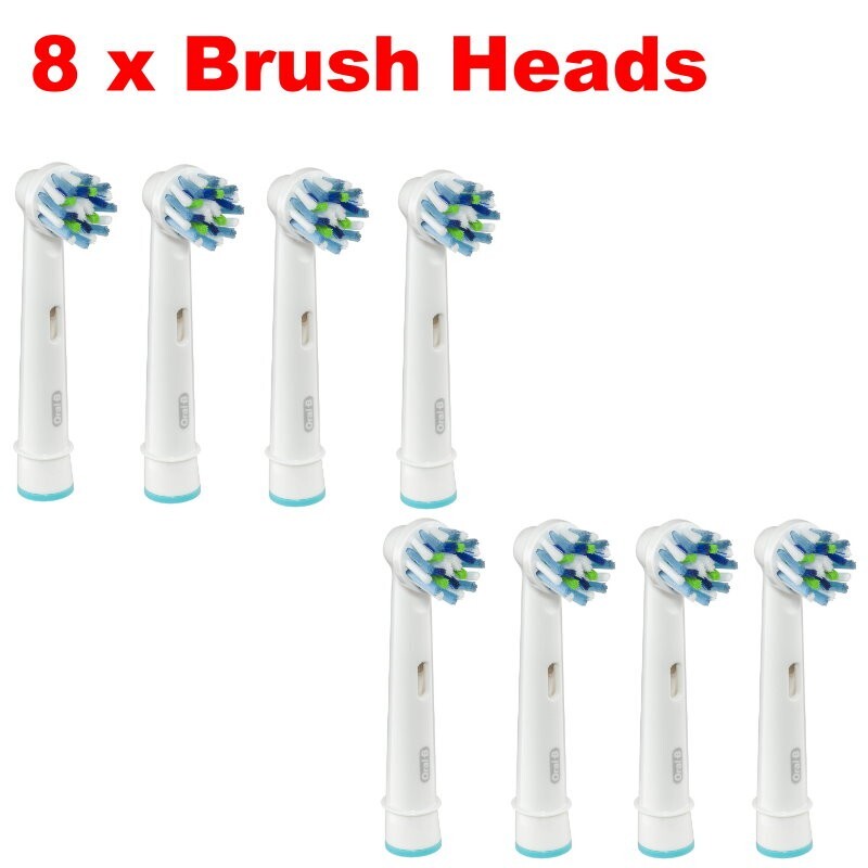 Oral-B CROSS ACTION Replacement Electric Toothbrush Heads Refills Brush Heads