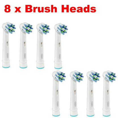 Oral-B CROSS ACTION Replacement Electric Toothbrush Heads Refills Brush Heads