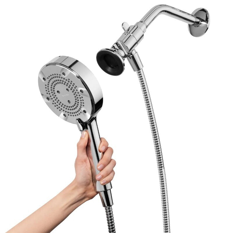 Brondell Nebia Merritt 5-Setting Magnetic Shower Head with Handheld Spray Combo