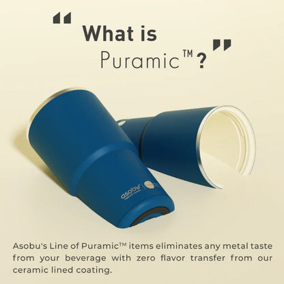 Asobu 650ml Puramic Pick Me Up & Go Coffee Travel Mug Vaccum Isolated Tumbler