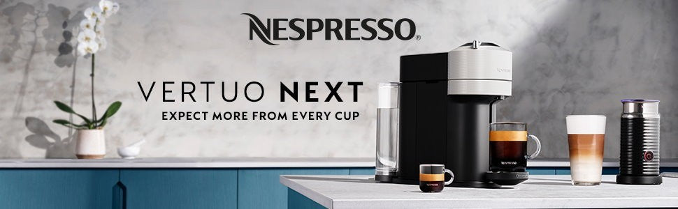 De'Longhi Nespresso Vertuo Next Capsule Coffee Machine & Aeroccino3 Milk Frother