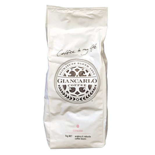 Grinders Giancarlo Espresso 1kg Arabica & Robusta Coffee Whole Bean Medium Roast