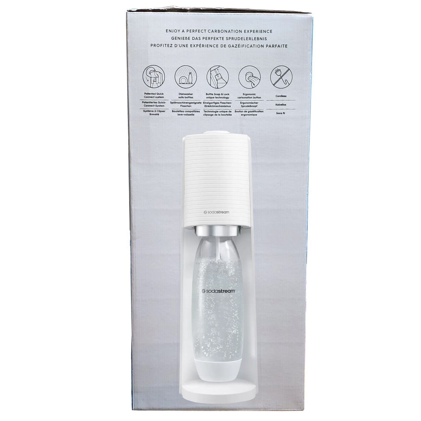Sodastream Terra Sparkling Water Drink Maker Mega Pack Soda Stream Machine 2x1L