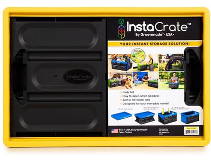 Instacrate Folding Collapsible Crate Box 46L 27KG Car Boot Storage Container USA