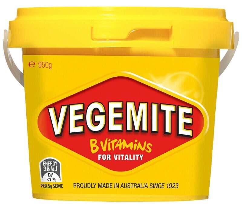 Vegemite 950g Tub Jar Australian Made Vegan Breakfast Sandwich Spread Vitamins B