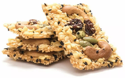 Tropical Fields 34-Pack Crispy Baked Trail Mix Crackers with Nuts and Seeds 394g