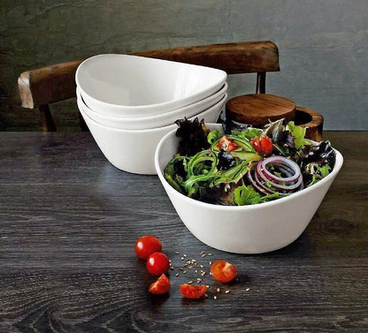 Over & Back 4 Piece Porcelain Serving Bowls Set 1.2L Oven & Dishwasher Safe