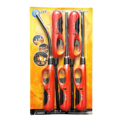 5 X-Lite Portable Refillable Flexible Adjustable Flame BBQ Oven Camp Gas Lighter