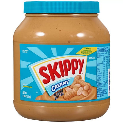 Skippy Creamy / Crunchy Peanut Butter 1.81kg - No Artificial Flavours or Colours