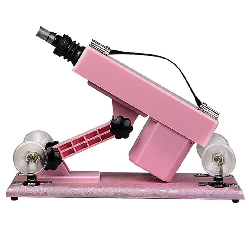 New Arrival Pink Automatic Sex Machine Gun Love Machine with 6 Dildo Adult Toy