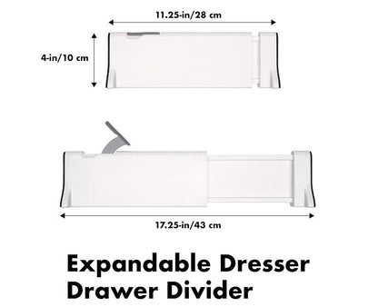 OXO Soft Works Expandable Dresser Drawer Divider Set 4 Piece or 2 Piece