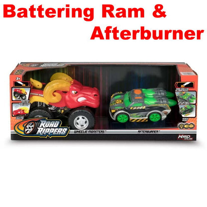 Nikko Road Rippers Wheelie Monsters Bull & Illuminator or Afterburner