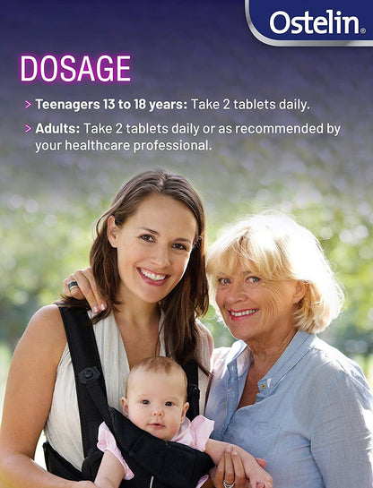 Ostelin Increase Calcium & Vitamin D3 Uptake Maintain Bone Strength 400 Capsules