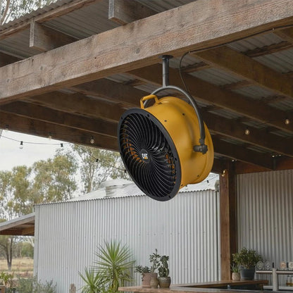 CAT Caterpillar 18" High Velocity Industrial Drum Pedestal Air Circulator Fan
