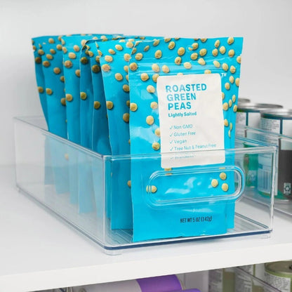 iDesign 4-Piece Kitchen Fridge Organiser Storage Bins Set BPA-free, Visibility