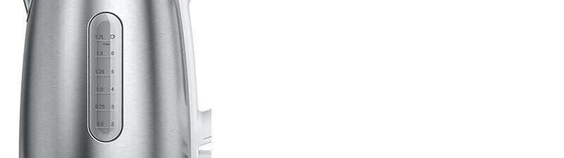 Braun PurShine 1.7L 2200W Stainless Steel Electric Kettle w/ 360° Rotating Base