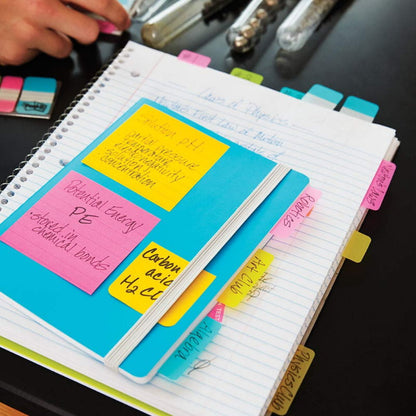 Post-It 3M Self-Stick Notes 3" x 3" Large 24 Pads (2400 Count) Assorted Colours