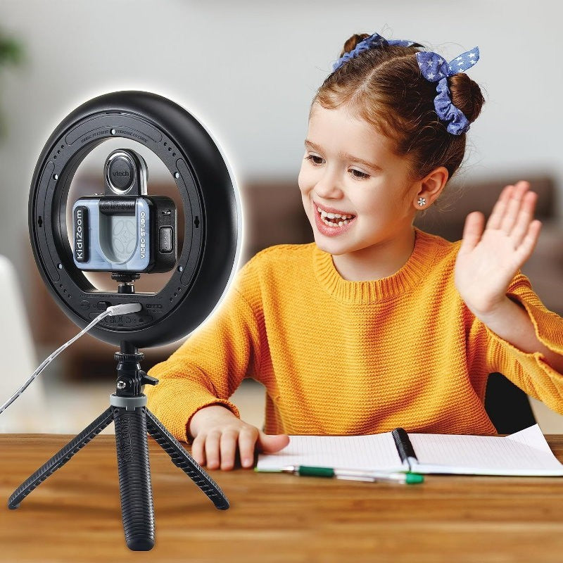 Vtech Kidizoom Video Studio PRO Kids HD Camera Deluxe Bundle with Green Screen