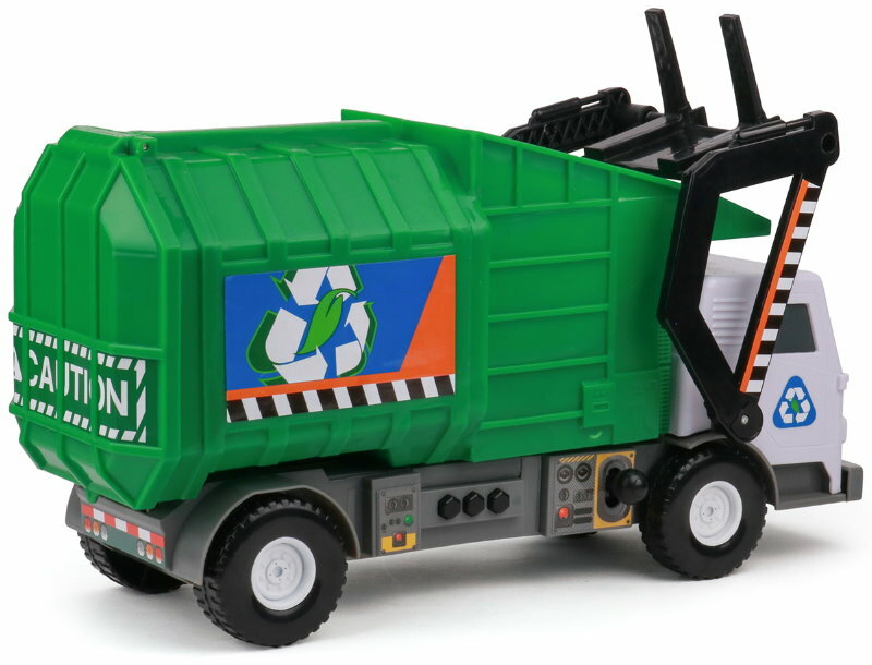 Mighty Fleet Motorised Vehicle Garbage Truck Police Car Fire Engine Helicopter