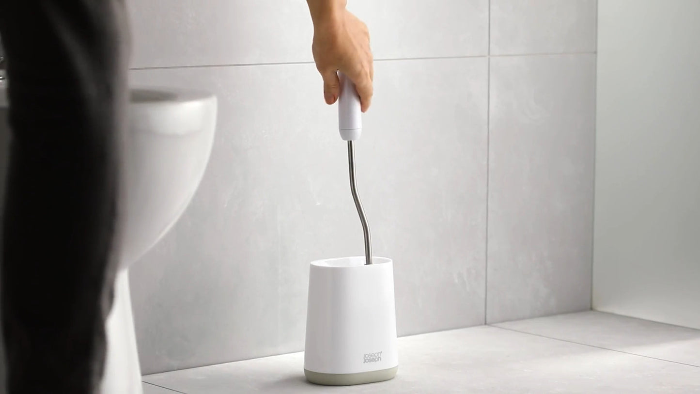 Joseph Joseph 2 x Flex Lite Advanced Flexible Toilet Brush Holder Anti Drip Clog