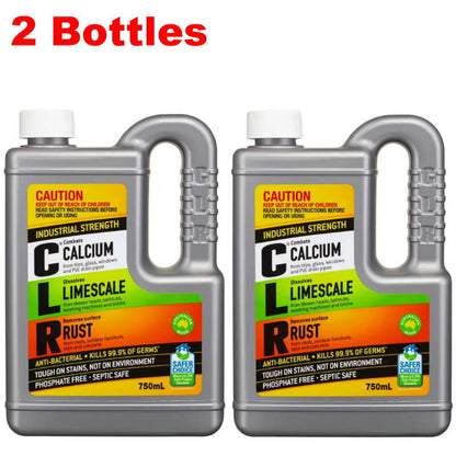 CLR Multipurpose Cleaner Calcium, Lime, Rust, Stain Remover 750mL Clean Safe