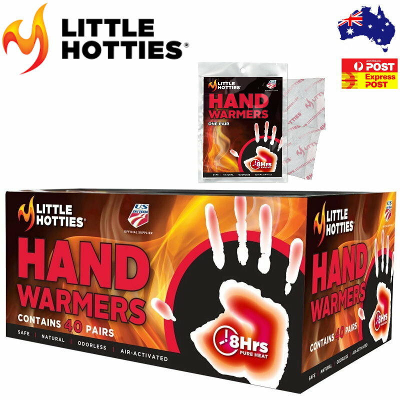 Little Hotties Hand Warmers Glove Pocket Natural Heat Indoor Outdoor Skiing