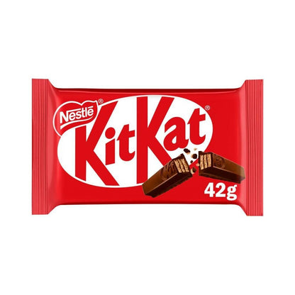 Kit Kat Chocolate Candy Bar 48 x 42g - 4 Fingers Milk Chocolate Wafer Kids Sweet