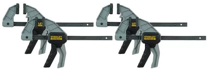 Stanley Fatmax 4 Piece 150mm Ratchet Bar Quick-Grip Clamp Set 45kg Max Holding