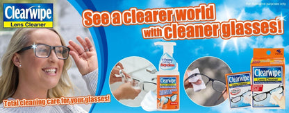 160 x ClearWipe Alcohol Glasses Lens Camera Mobile Dust Grease Cleaning Wipe