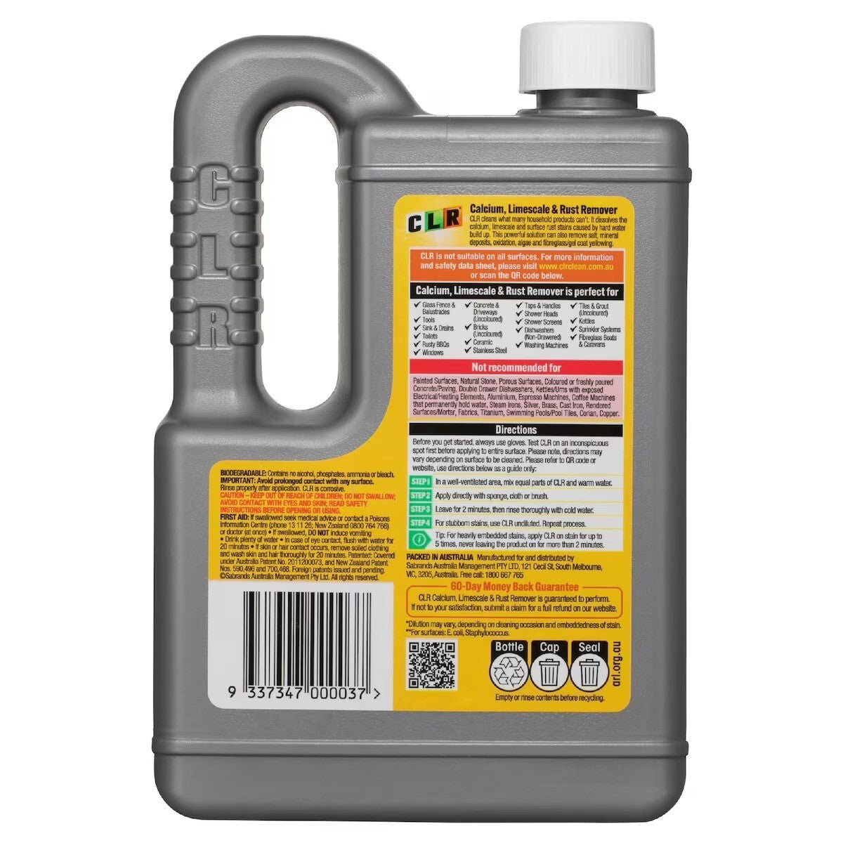 CLR Industrial Strength Multipurpose House Calcium Limescale Rust Cleaner 750ml
