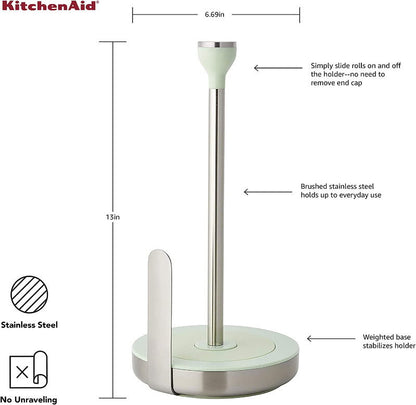 KitchenAid Classic Stainless Steel Paper Towel Holder 33cm Height